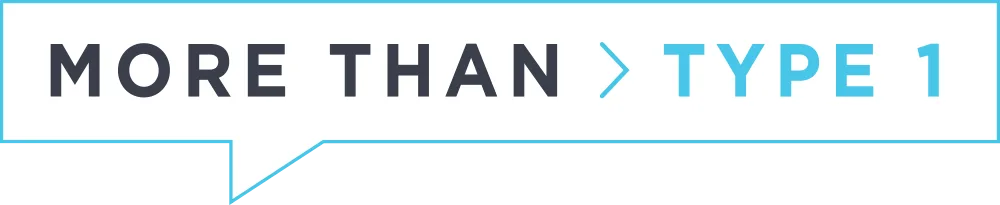 More Than Type 1 logo